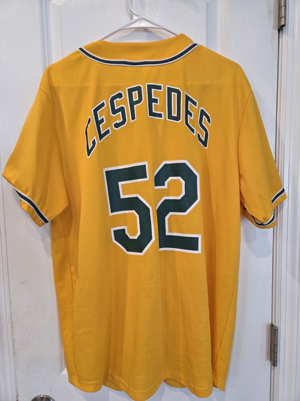 Yoenis Cespedes #52 Oakland Athletics Baseball Jersey